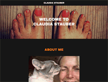 Tablet Screenshot of claudiastauber.com